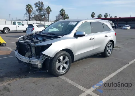 2014 Acura Mdx из США, поврежденный, VIN 5FRYD4H29EB025376
